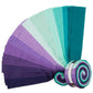 Robert Kaufman Kona Cotton Peacock Palette Roll-up - 40 Strip Roll
