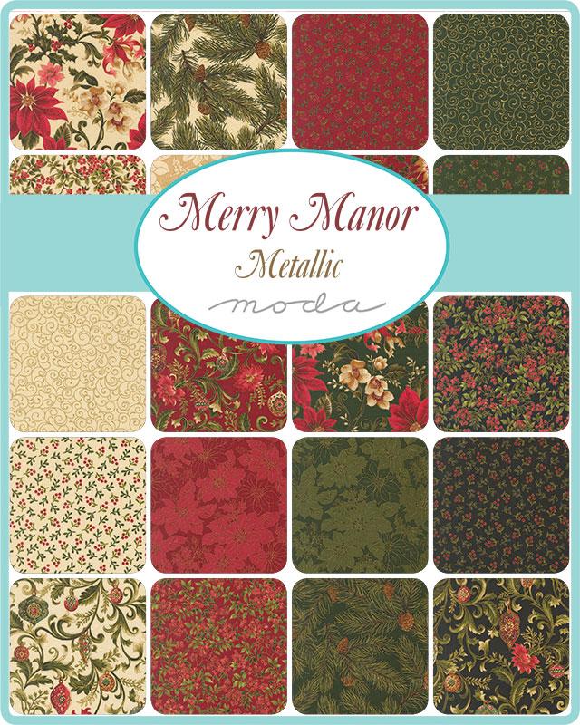 Merry Manor by Merry Manor Metallic 2025 for Moda