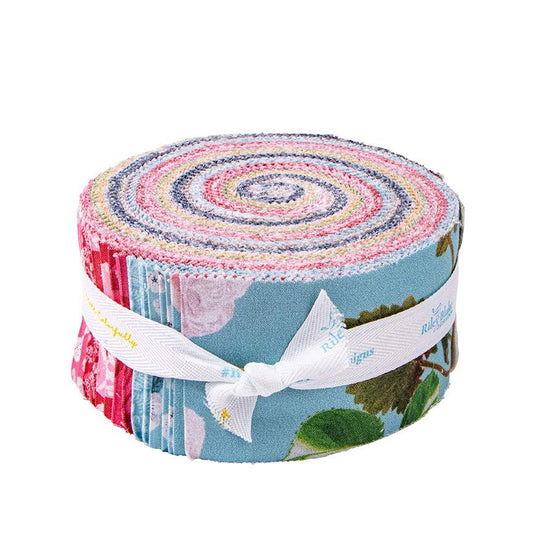 Floral Gardens The Royal Horticultural Society 40 2.5-inch Strips Jelly Roll Riley Blake