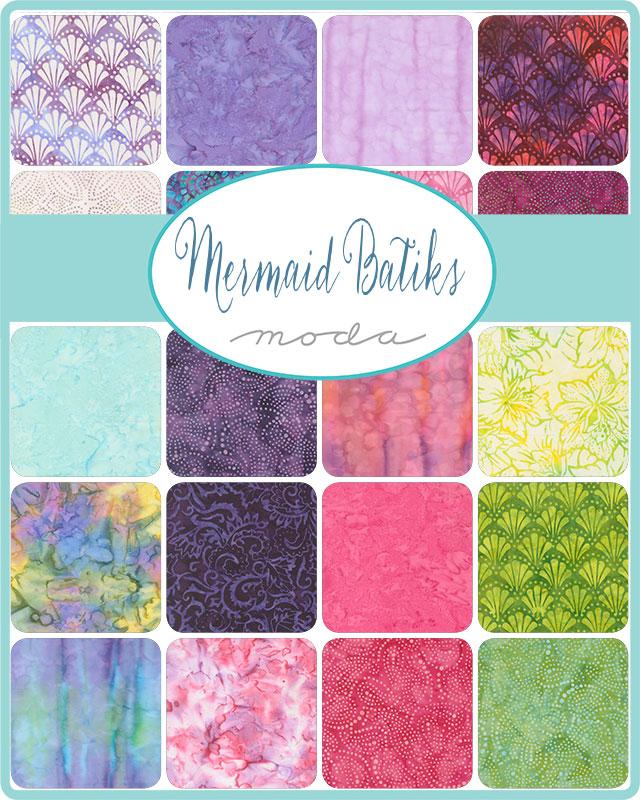 Mermaid Batiks Jelly Roll