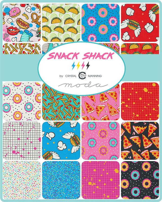 Snack Shack Jelly Roll by Crystal Manning for Moda Fabrics