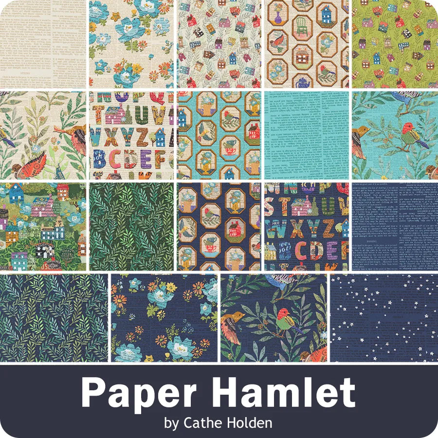 Paper Hamlet Jelly Roll by  Cathe Holden for Moda Fabrics