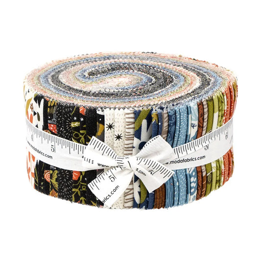 Night Owl Jelly Roll by Gingiber for Moda Fabrics