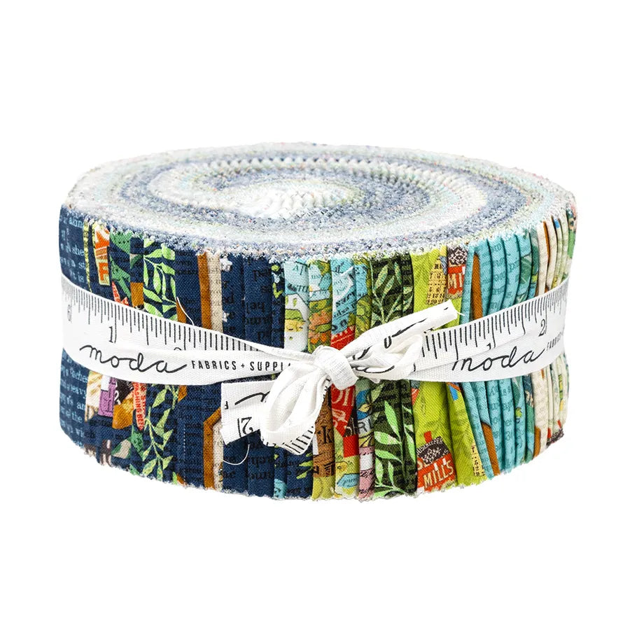 Paper Hamlet Jelly Roll by  Cathe Holden for Moda Fabrics