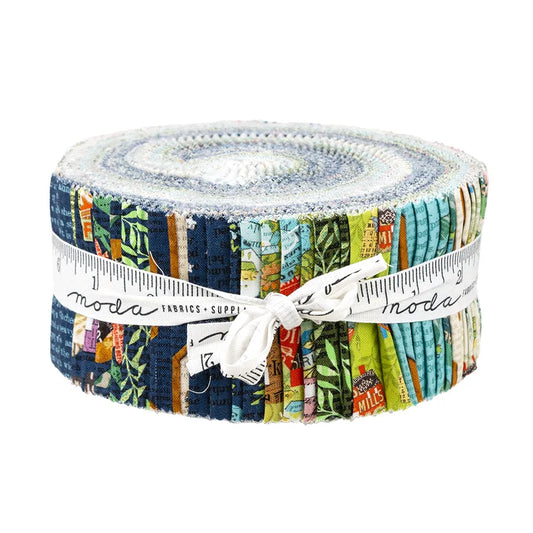 Paper Hamlet Jelly Roll by  Cathe Holden for Moda Fabrics