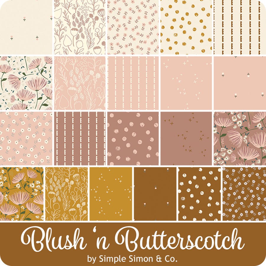 Blush 'n Butterscotch Rolie Polie
Simple Simon and Company for Riley Blake Designs