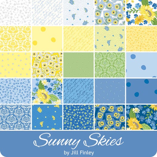 Sunny Skies 2.5" Rolie Polie
Jill Finley for Riley Blake Designs