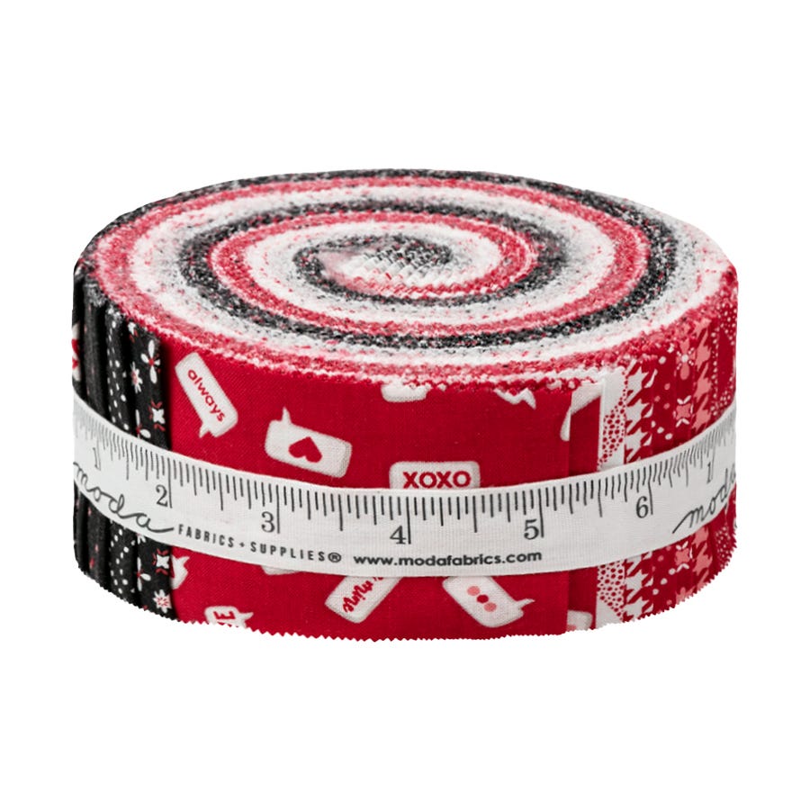 XOXO Jelly Roll by April Rosenthal for Moda Fabrics