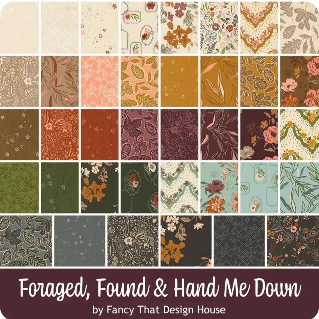 Foraged, Found & Hand Me Down Jelly Roll by Fancy That Design House for Moda Fabrics