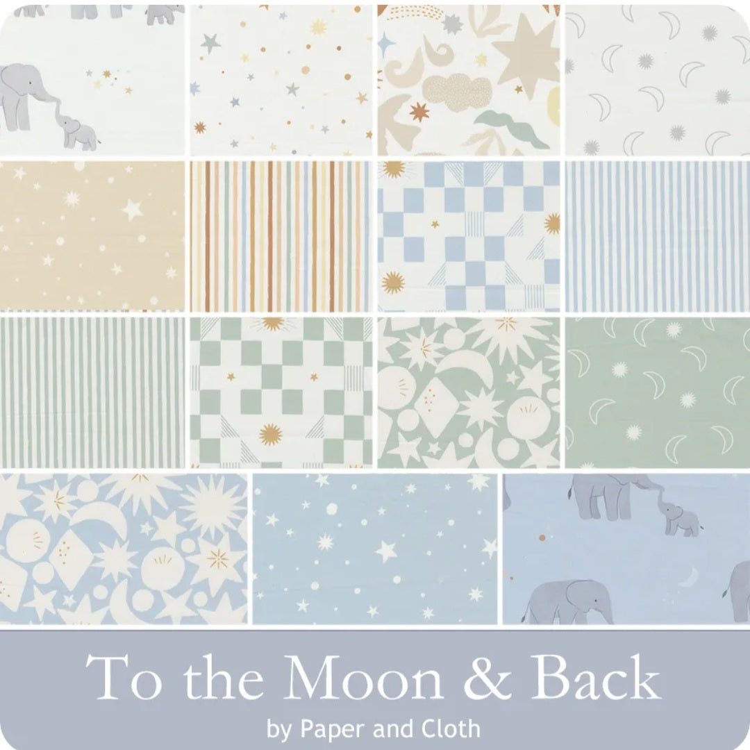 To the Moon & Back Jelly Roll by Paper + Cloth for Moda Fabrics