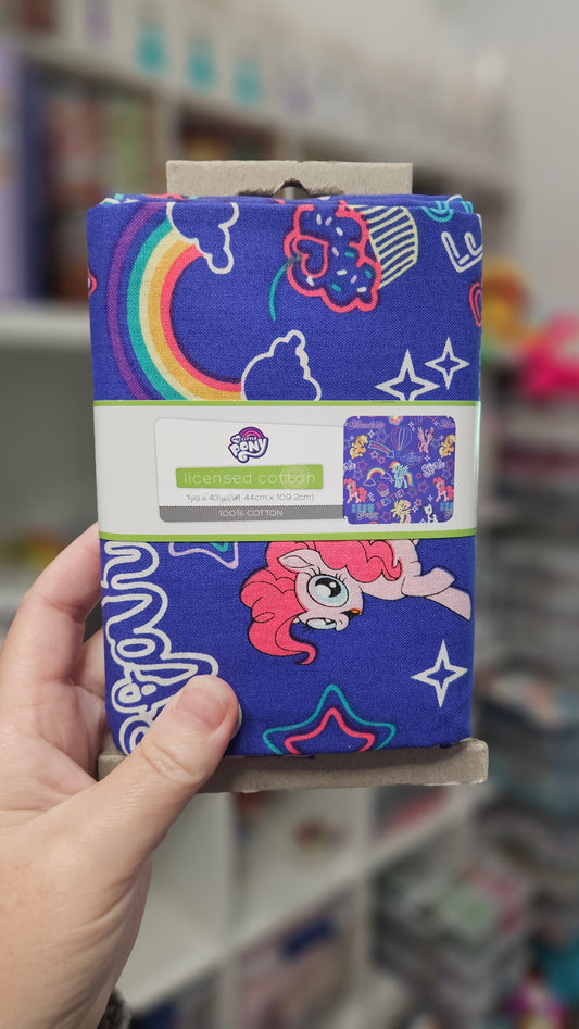 Hasbro My Little Pony Friendship, Laughter and Love 1 Yard Precut Fabric