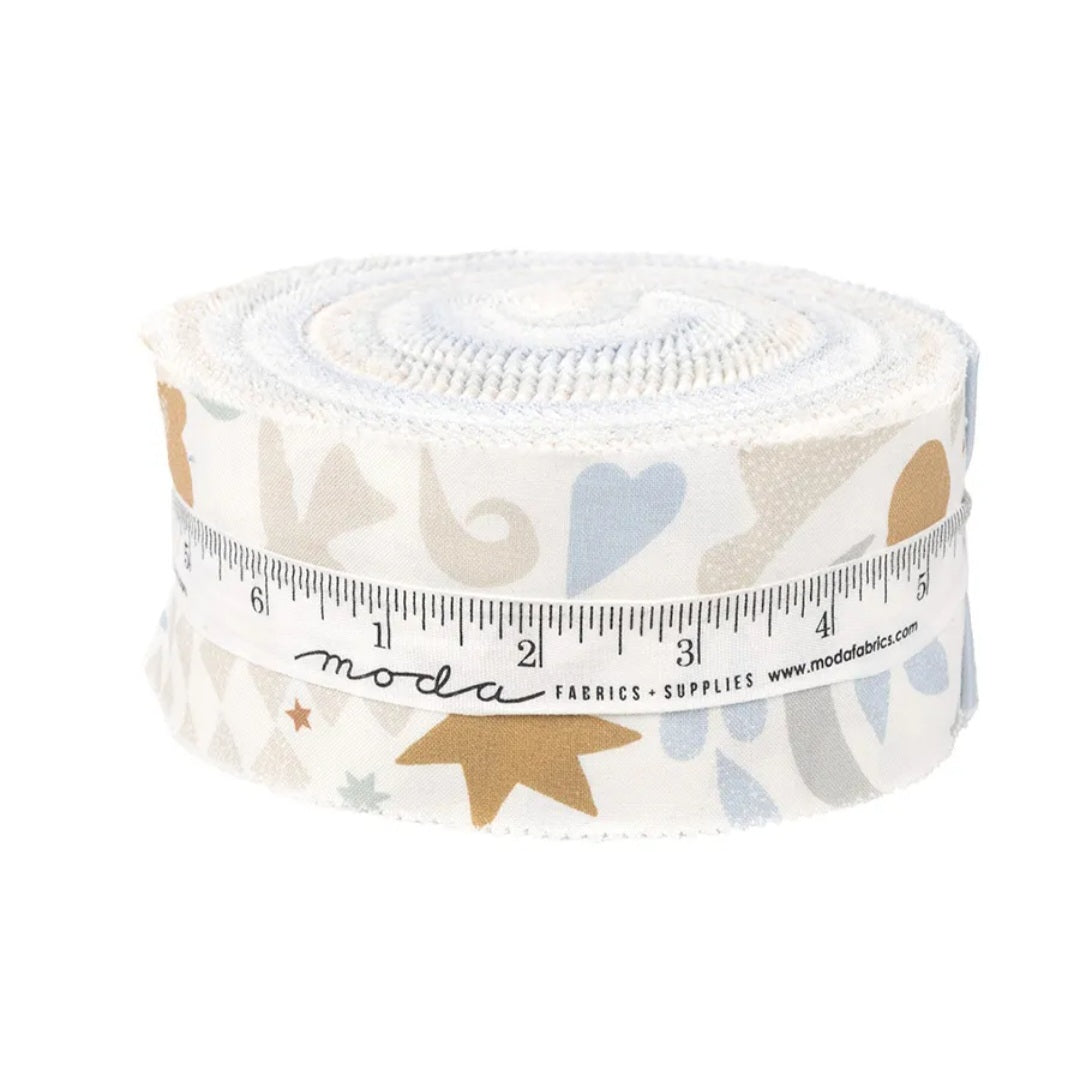 To the Moon & Back Jelly Roll by Paper + Cloth for Moda Fabrics