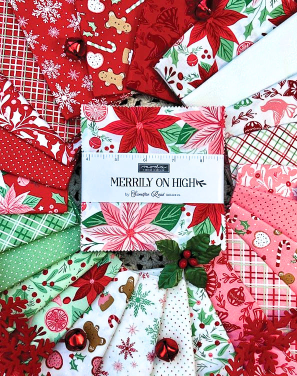 Merrily On High Jelly Roll by Sweetfire Road for Moda