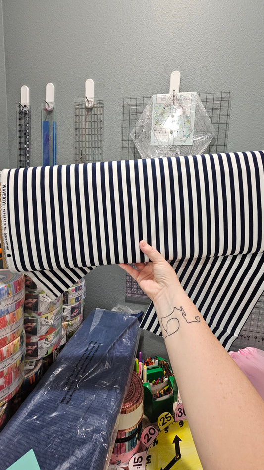 WV PR Stripes Ink by Waverly