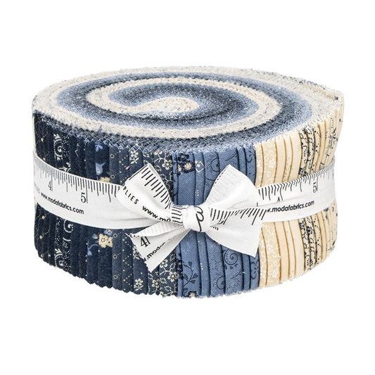 Bluebird's Nest Jelly Roll by Kansas Troubles Quilters for Moda Fabrics