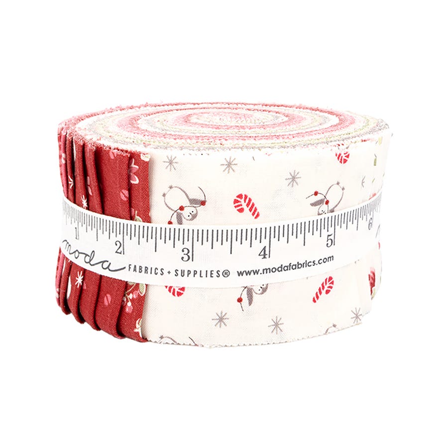 A Very Sweet Christmas Jelly Roll
by Bunny Hill Designs for Moda Fabrics