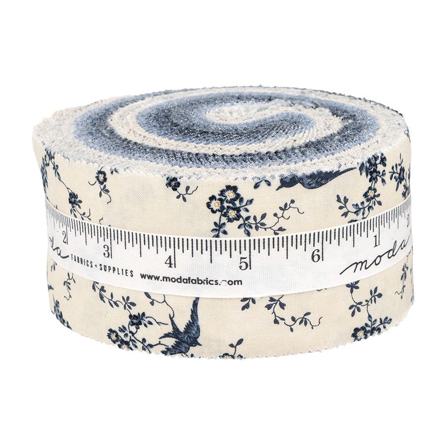 Bluebird's Nest Jelly Roll by Kansas Troubles Quilters for Moda Fabrics