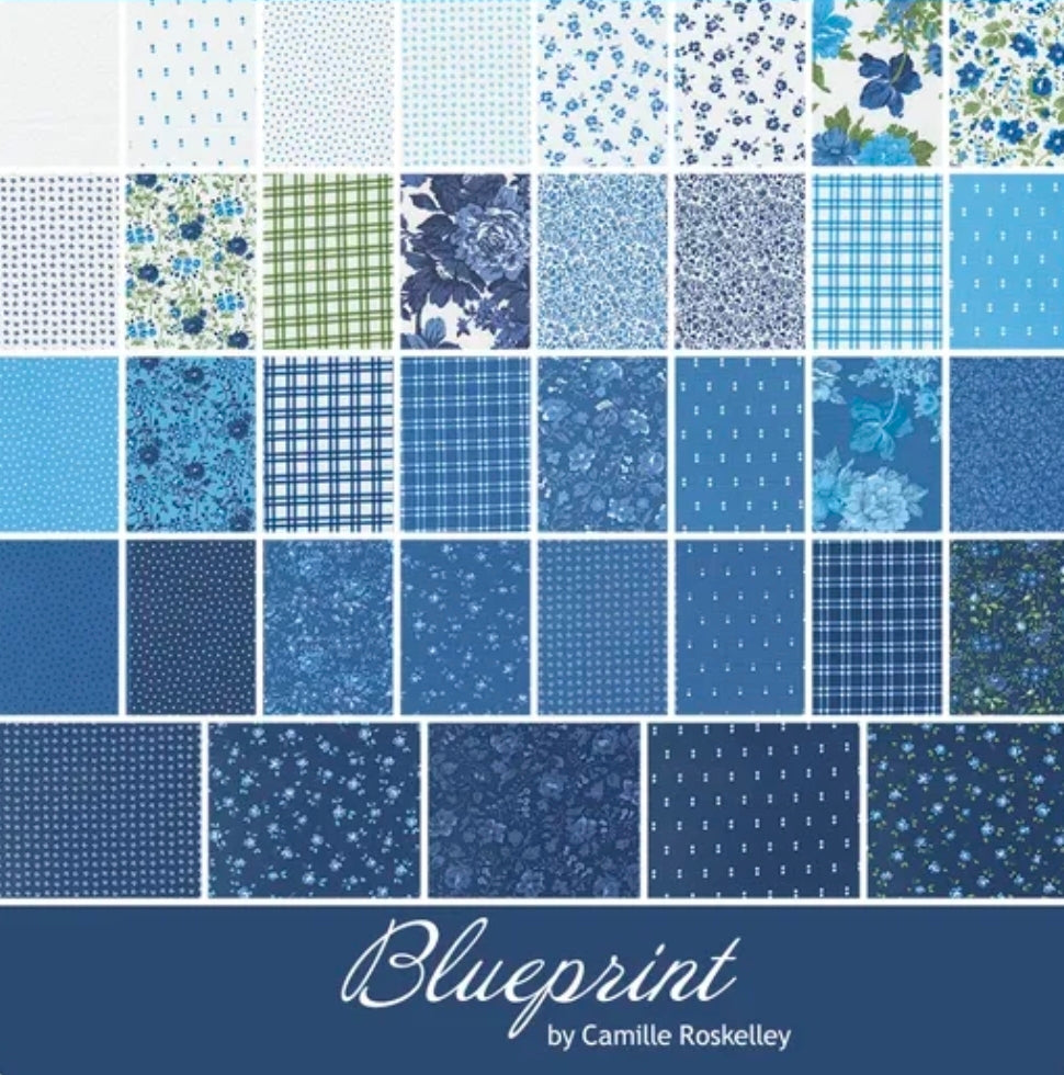 Blueprint Jelly Roll by Camillie Roskelley for Moda Fabrics