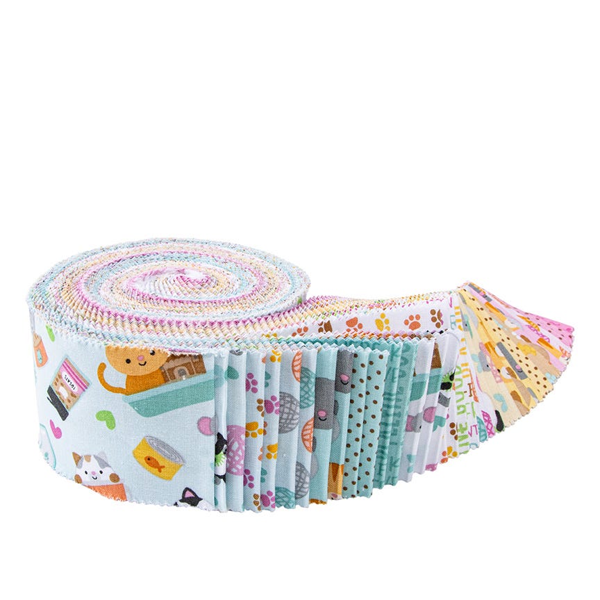 Pretty Kitty 2.5" Rolie Polie
Doodlebug Design for Riley Blake Designs