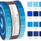 Kona Sky Gazer Blue Palette 2.5" Strips 40pcs Jelly Roll Robert Kaufman