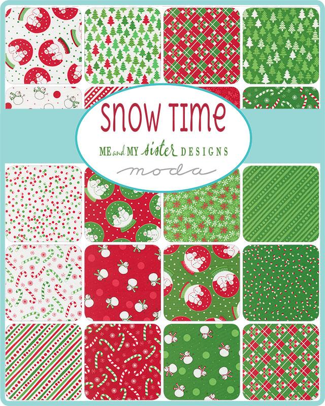 Snow Time Jelly Roll by Me and My Sister Designs for Moda