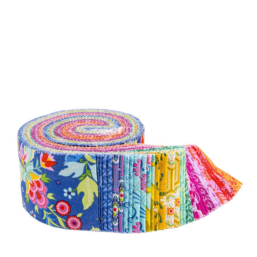 Kipling Gardens 2 1/2" Rolie Polie by Lily Ashbury for Riley Blake Designs