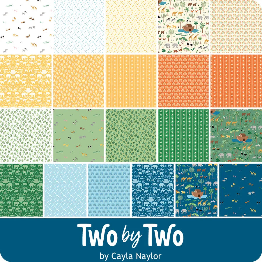 Two by Two 2.5" Rolie Polie Cayla Naylor for Riley Blake Designs