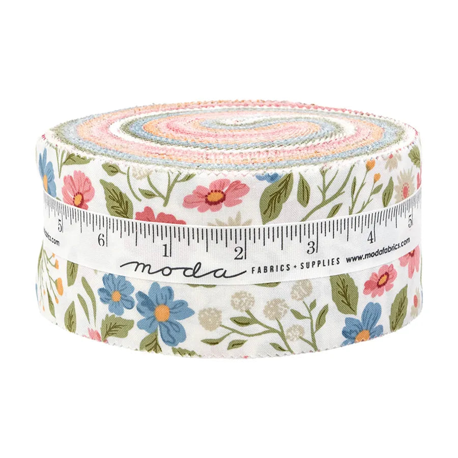 Wild Honey Jelly Roll Reservation by Lella Boutique for Moda Fabrics