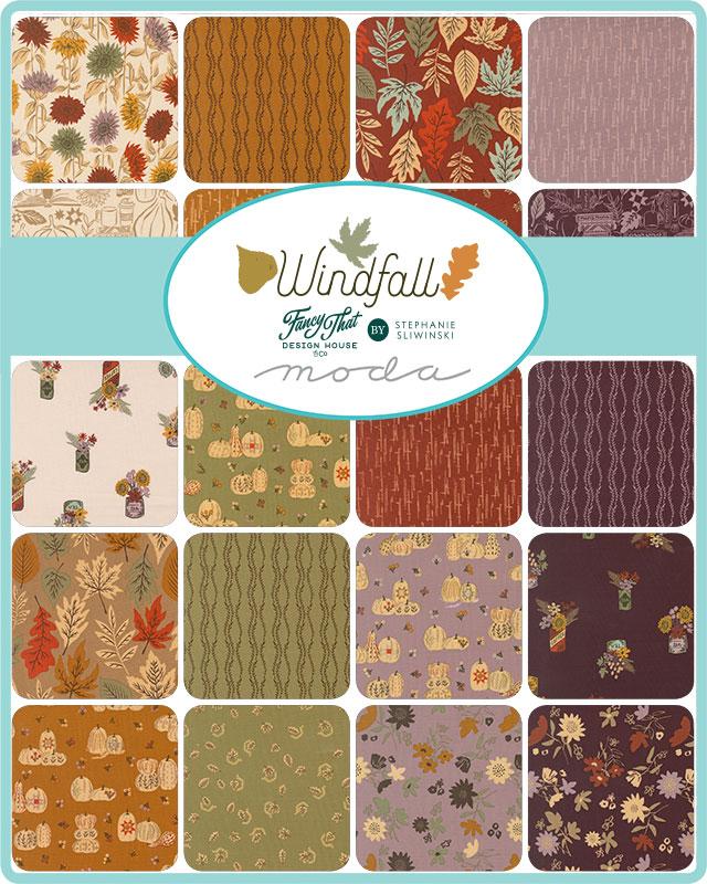 Windfall Jelly Roll by Fancy That Design House for Moda