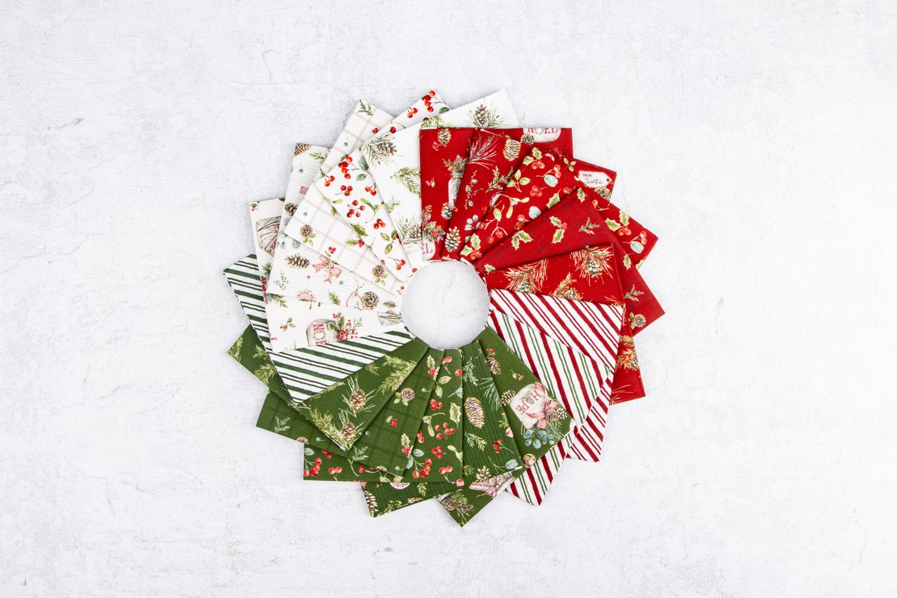 Holiday Spirit 2 1/2" Rolie Polie by Lisa Audit for Riley Blake Designs