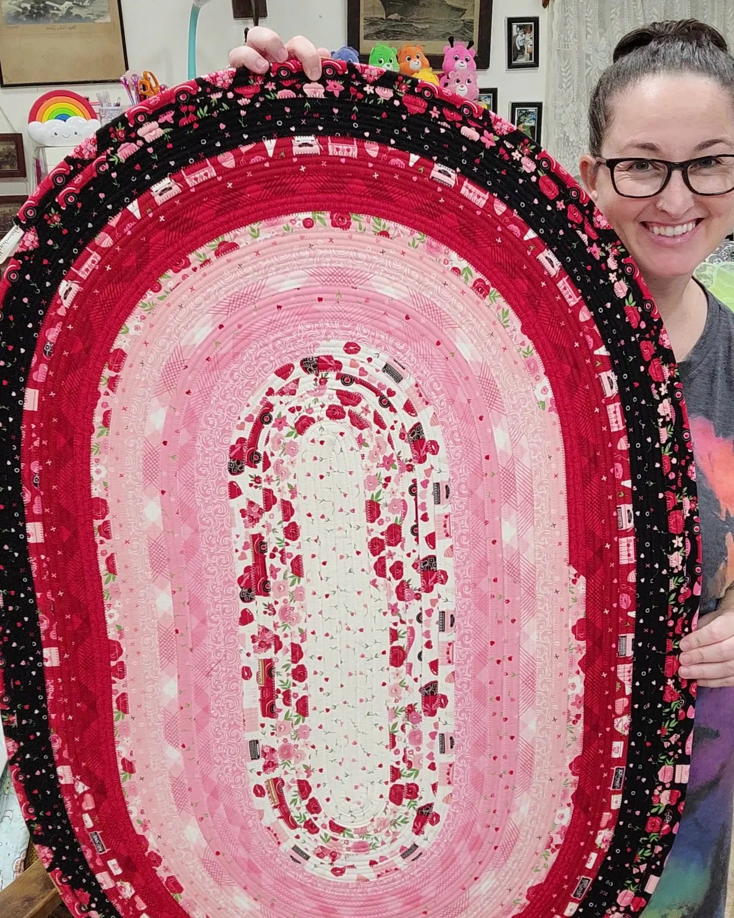 Falling IN love Jelly-Roll Rug