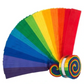 Kona Cotton- Bright Rainbow Palette 24 PC Half Rolls