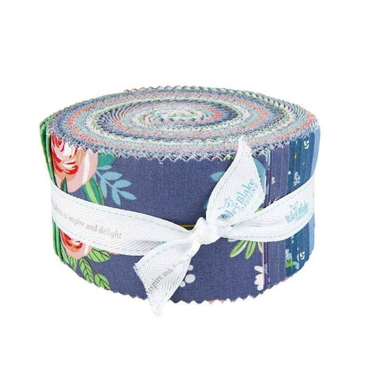 Poppy and Posey 2.5-Inch Rolie Polie Jelly Roll 40 pieces - Riley Blake Designs